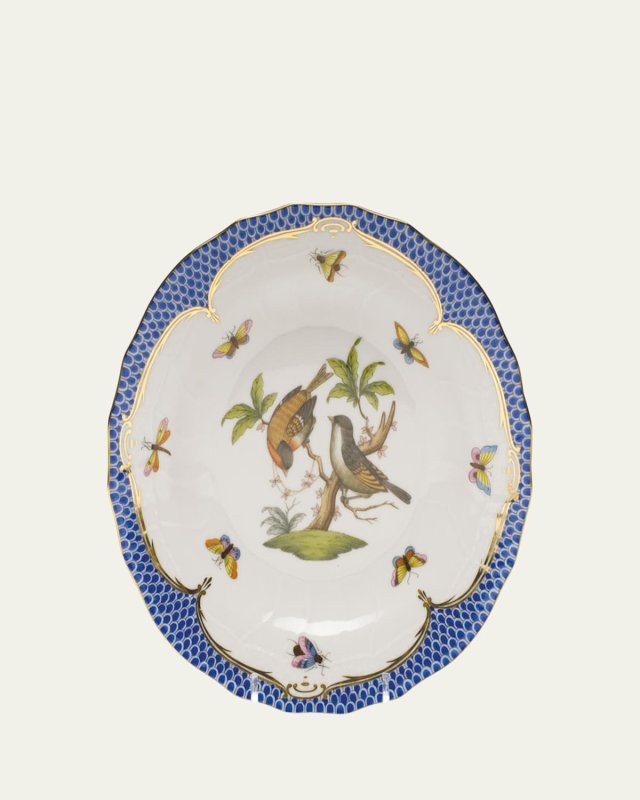 Rothschild Blue Motif 12 Dessert Plate